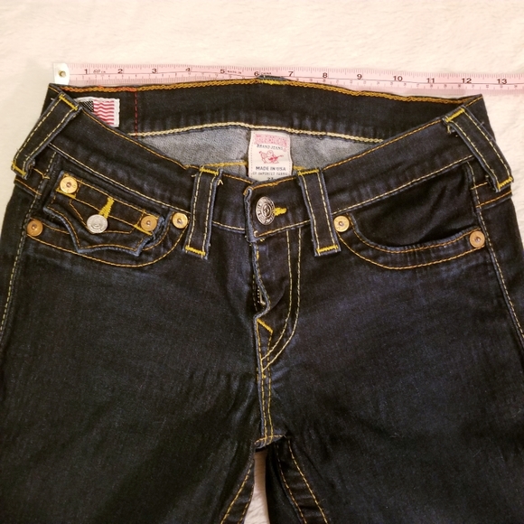 ๐ป True Religion Dark Wash Low-Rise Skinny Jeans - Picture 7 of 8